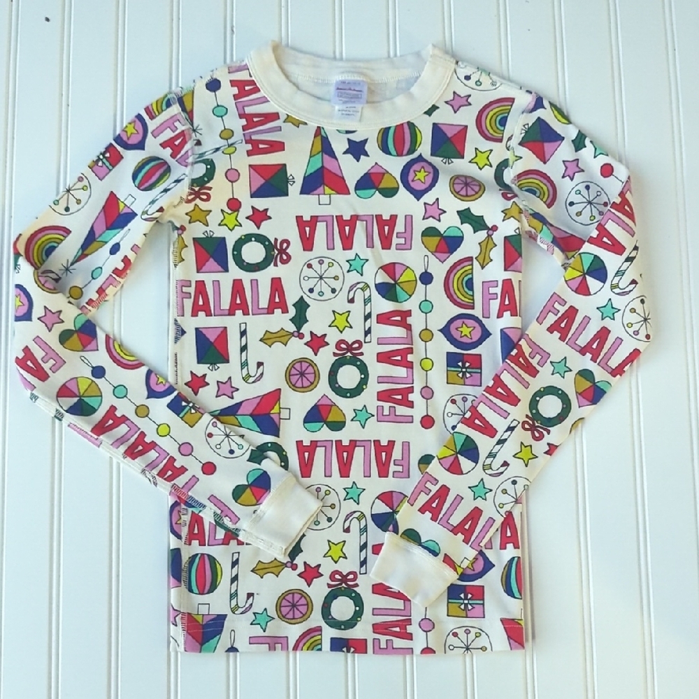 Hanna Anderson holiday Long Sleeve pajama top